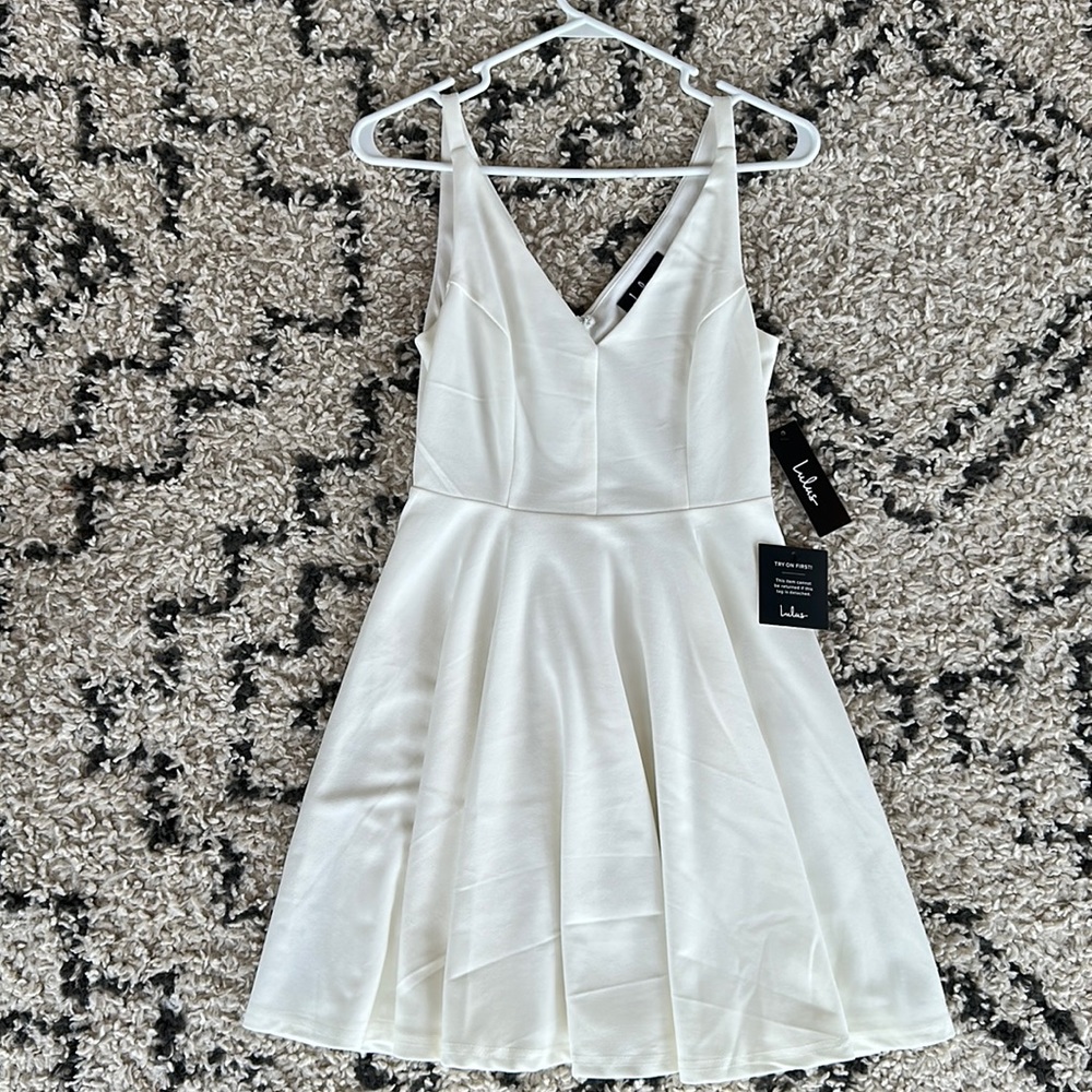 Lulus white skater dress